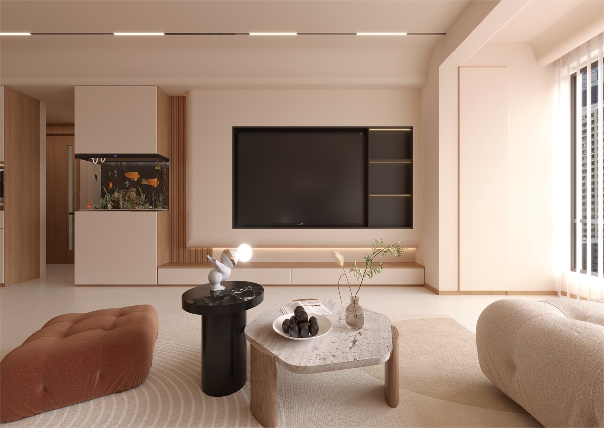 中海九樾143㎡ | 原木奶油風(fēng)的家，越看越愛(ài)！