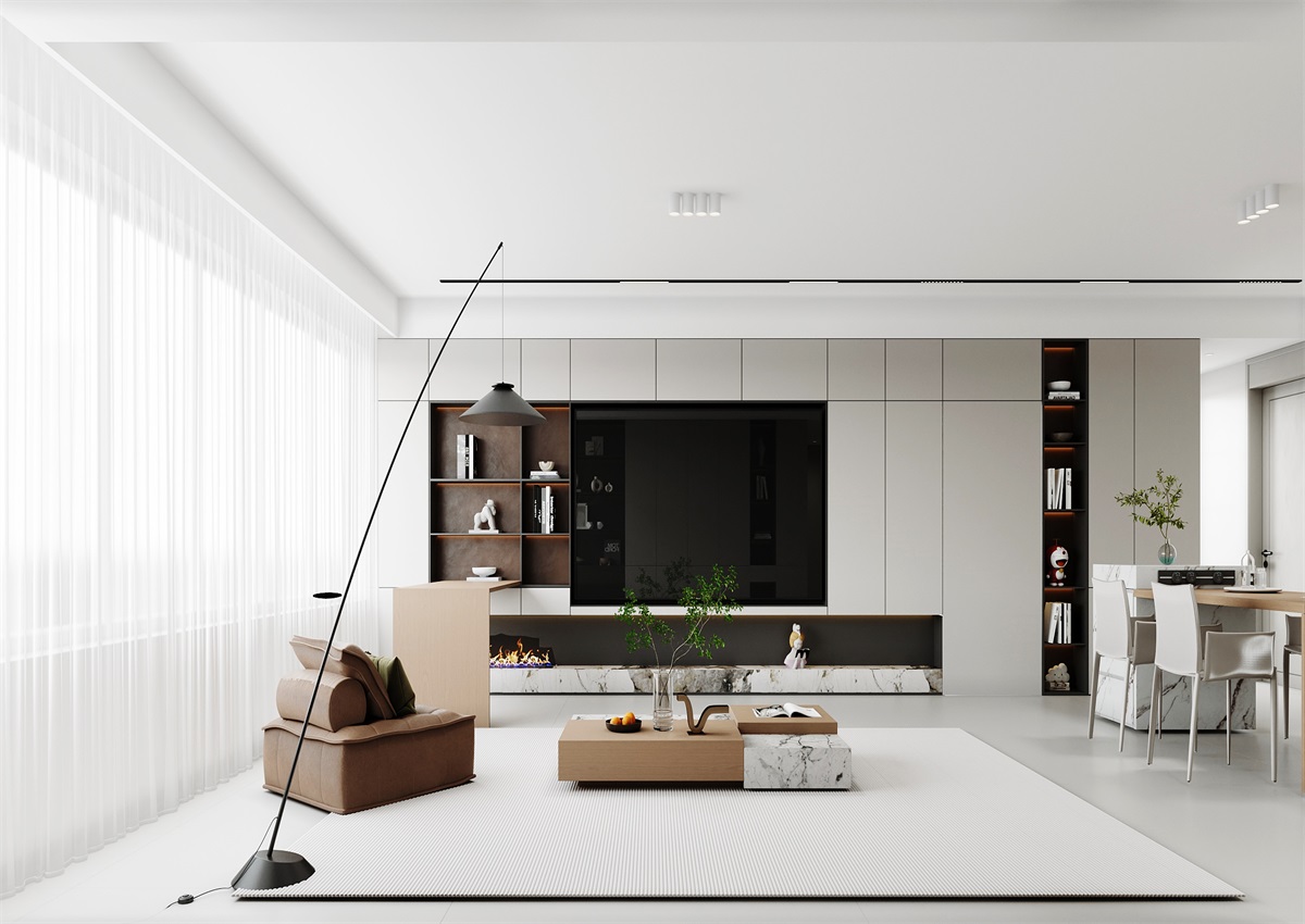 中海華樾143㎡ | 三口之家的極簡(jiǎn)主義，審美+功能雙雙在線！