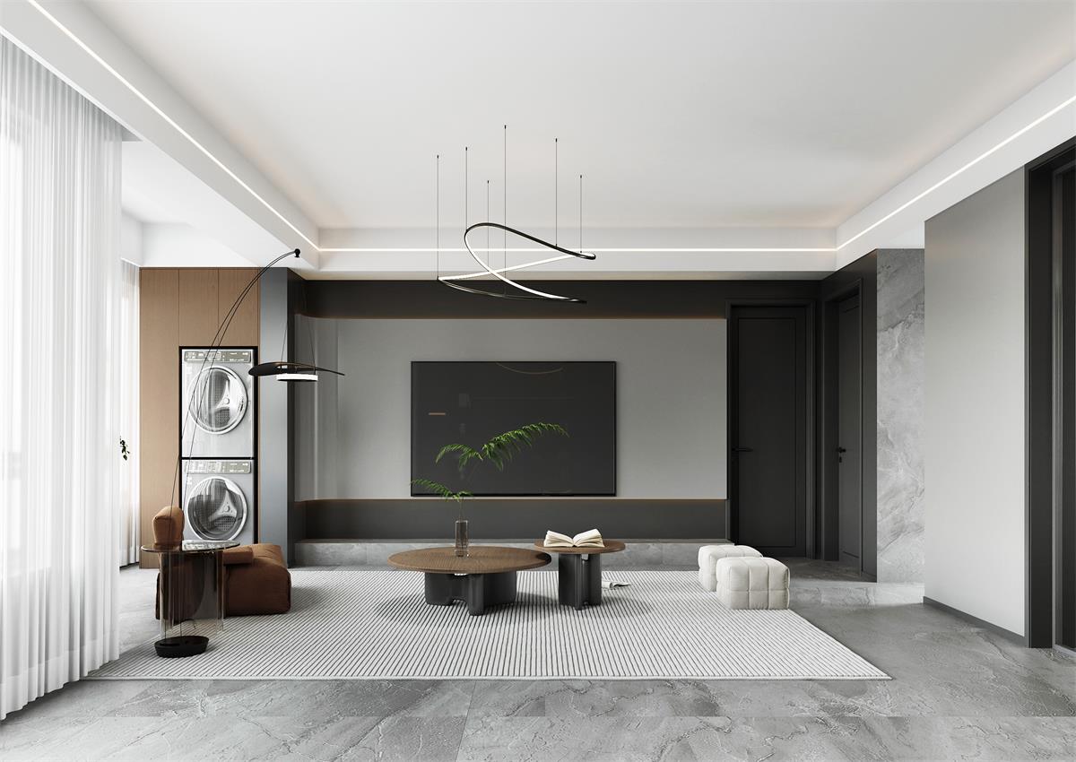 國府壹號| 驚艷！147㎡黑色簡約家，又A又颯高級感直接拉滿