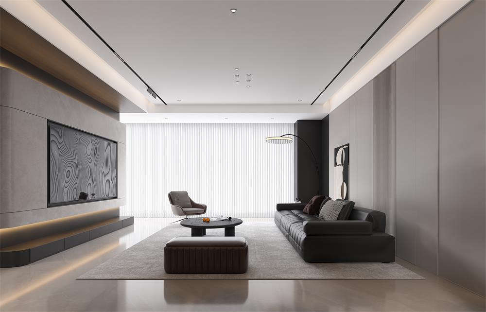 中海華樾133㎡ | 看不膩的「黑白極簡」王炸組合！高級感原地封神！