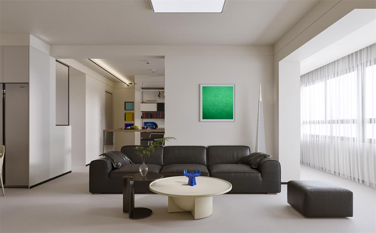 金地自在城 | 零零后獨(dú)居109㎡極簡家，全開放設(shè)計(jì)驚艷到我了！換你也上癮~