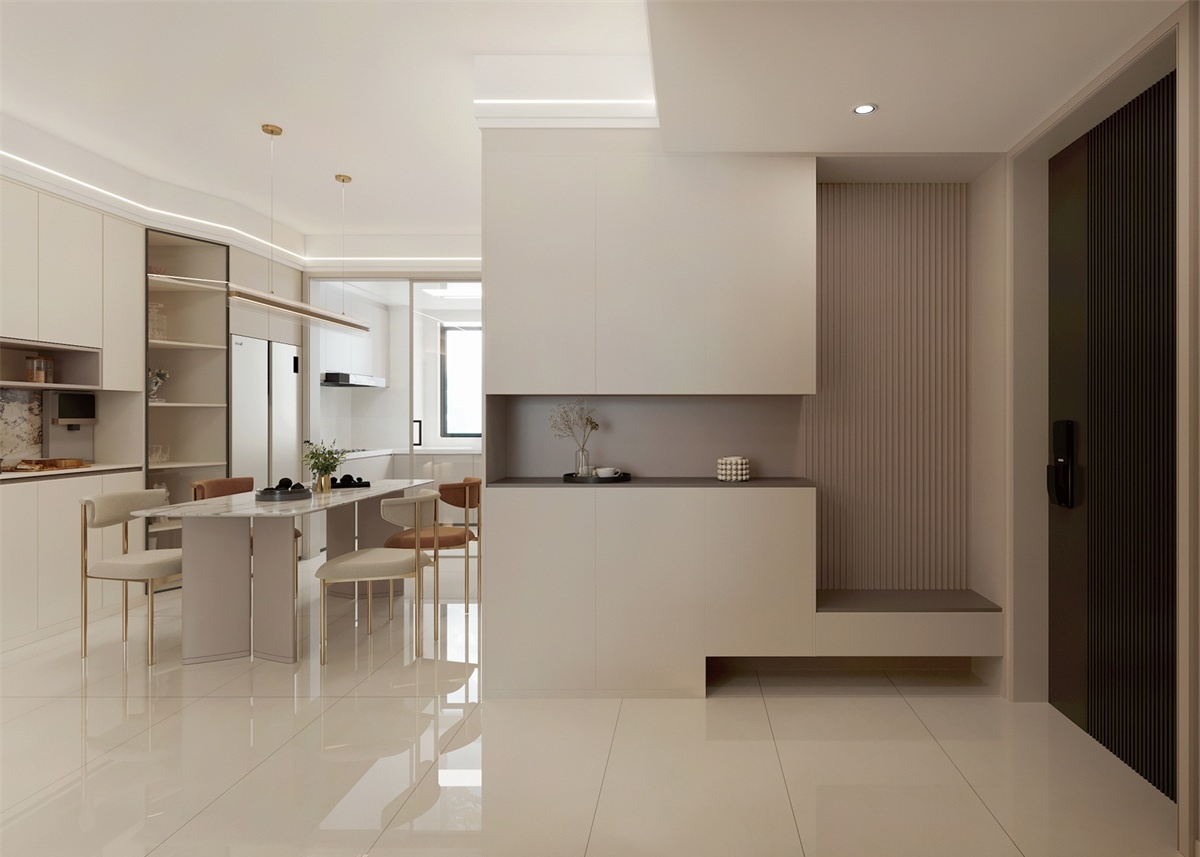 中海河山郡 | 聽勸！裝修少看點網(wǎng)紅設(shè)計，119㎡簡約風(fēng)小家溫馨又耐看！