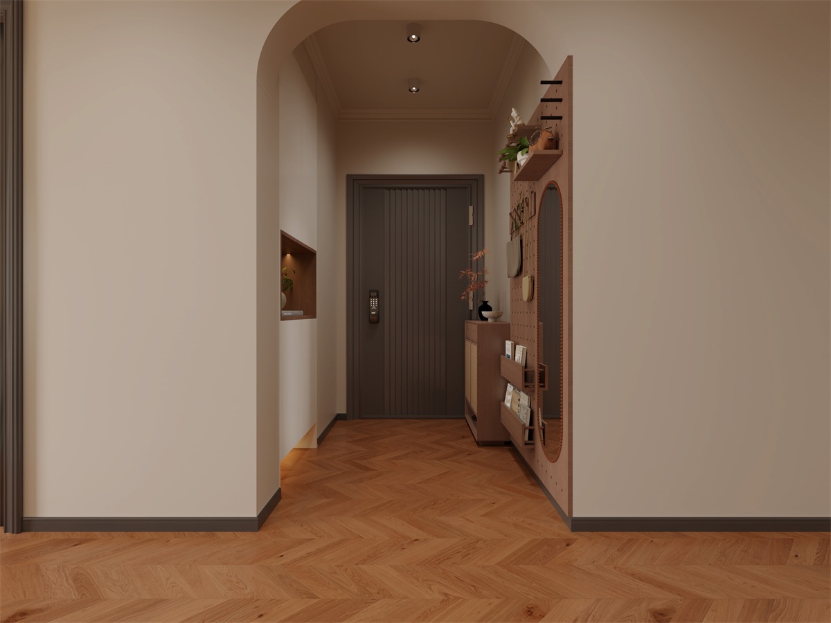 閱海萬家110㎡ | 奇葩戶型爆改中古風治愈美家！推門第一眼就驚艷！