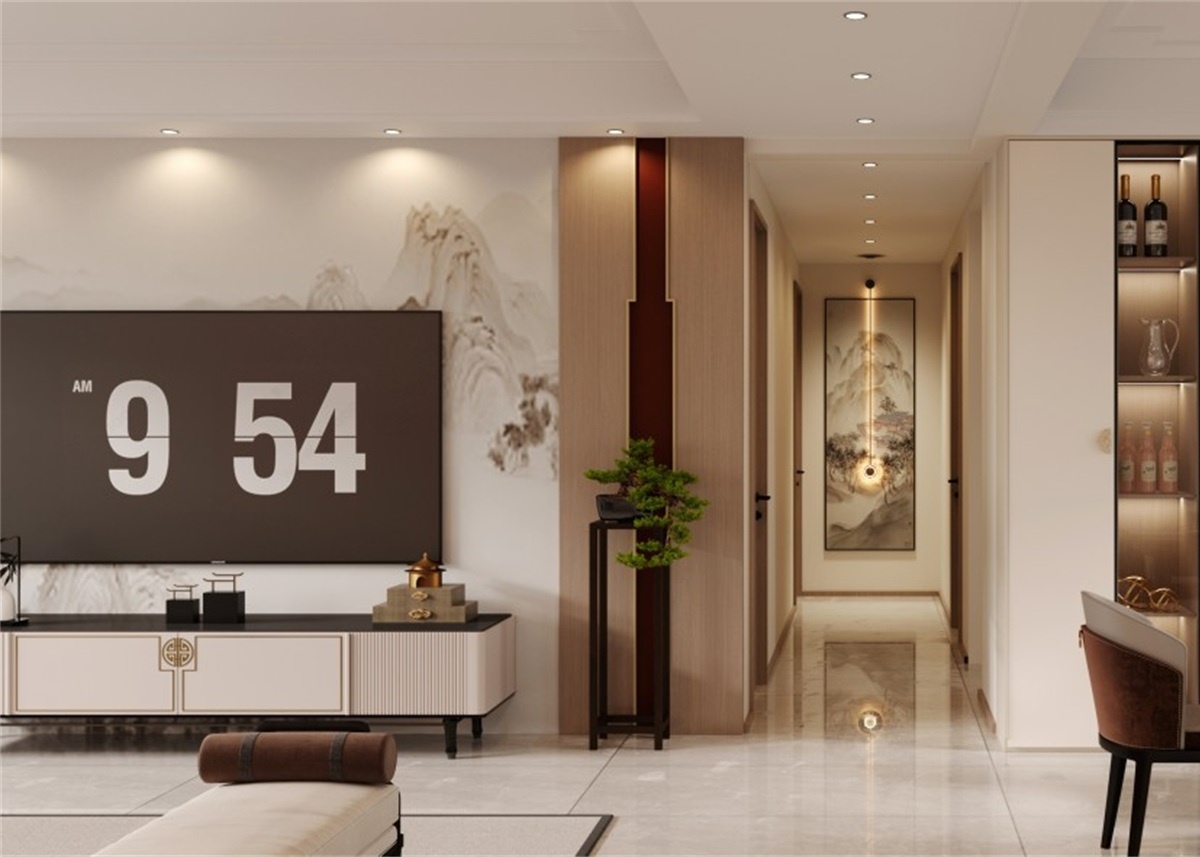 中海華樾185㎡ | 新中式到底有多絕？東方美學(xué)直接拿下一家老??！