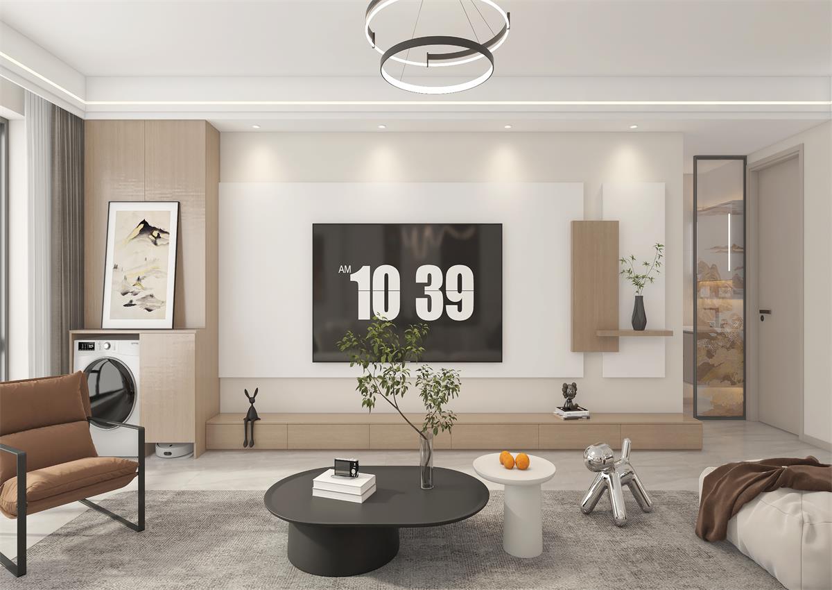 紫辰府128㎡ | 『奶油風(fēng)』不是刷個大白墻！溫馨、顯大、好打理才是核心！