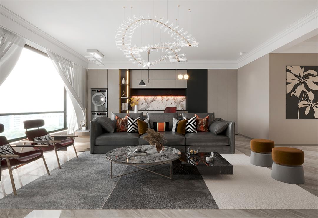 民生北府133㎡ | 沒跟風！自己做主裝了現(xiàn)代風的家，實用又耐看！